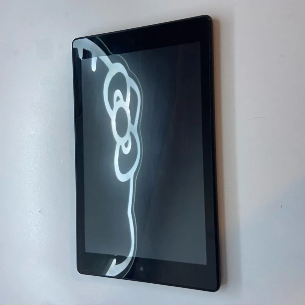 Amazon Black Tablet with Illuminated Display and Charger